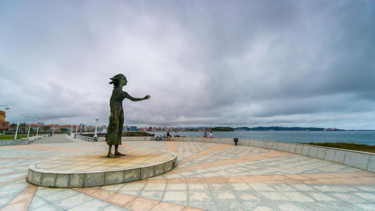 La Siete De San Lorenzo Gijón Exterior foto